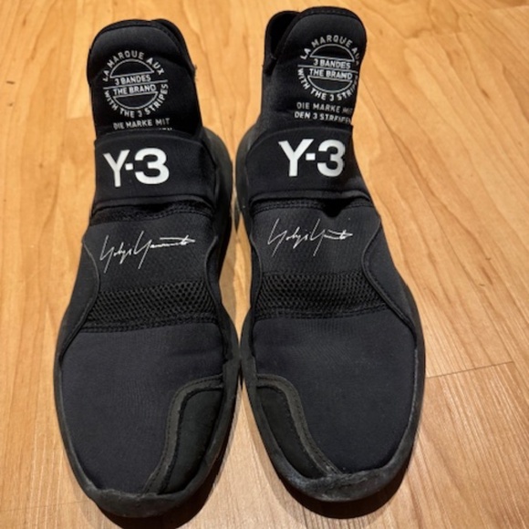 Mens Adidas Y-3 Suberou Black Sneakers - Picture 2 of 5
